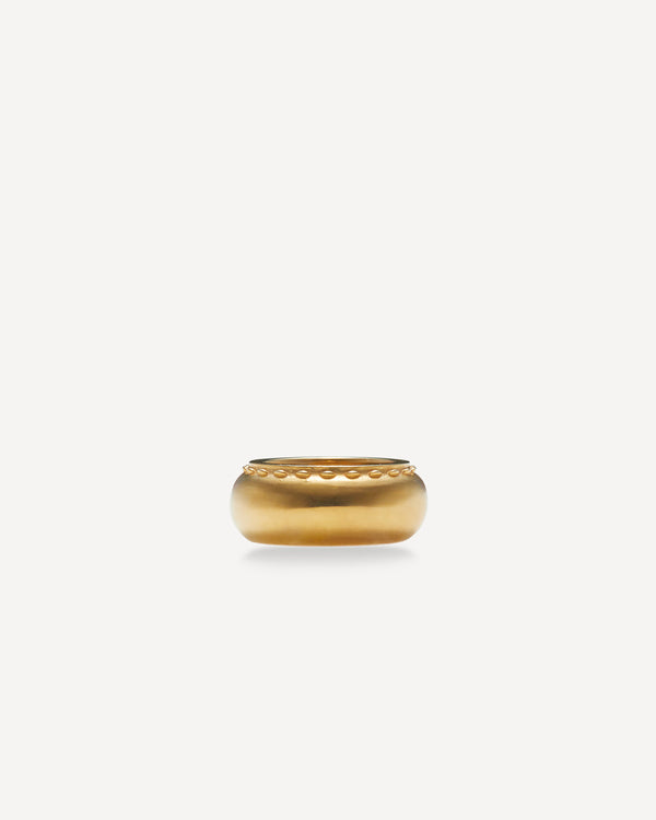 Cord Wide Ring - Gold