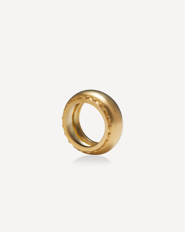 Cord Wide Ring - Gold