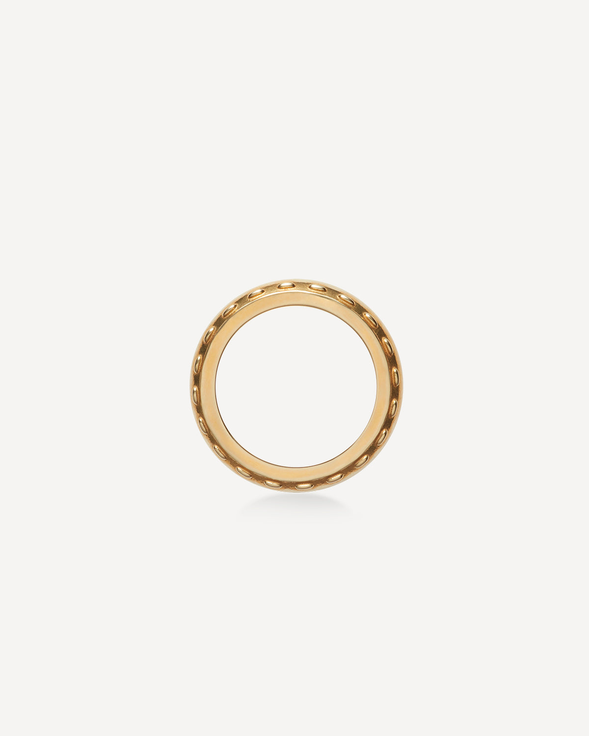 Cord Narrow Ring - Gold