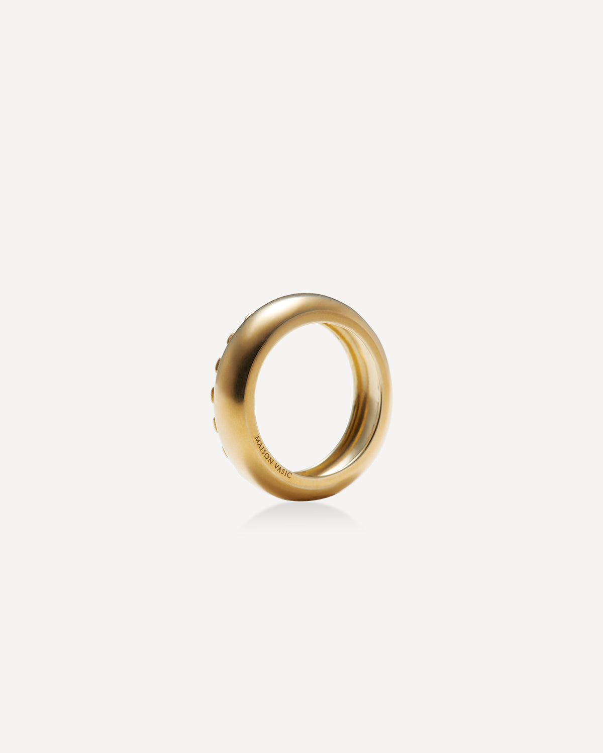 Cord Narrow Ring - Gold