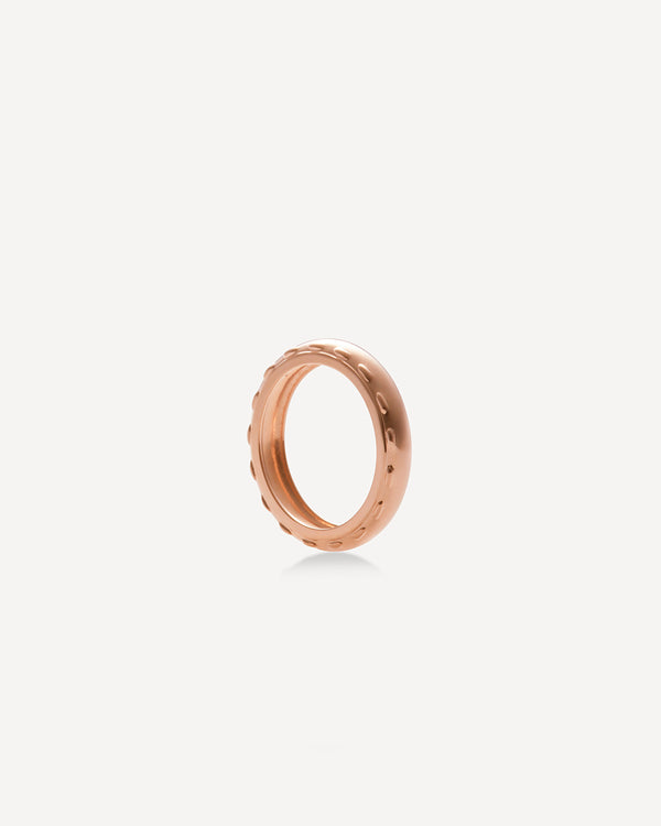 Cord Pinky Ring - Rose Gold