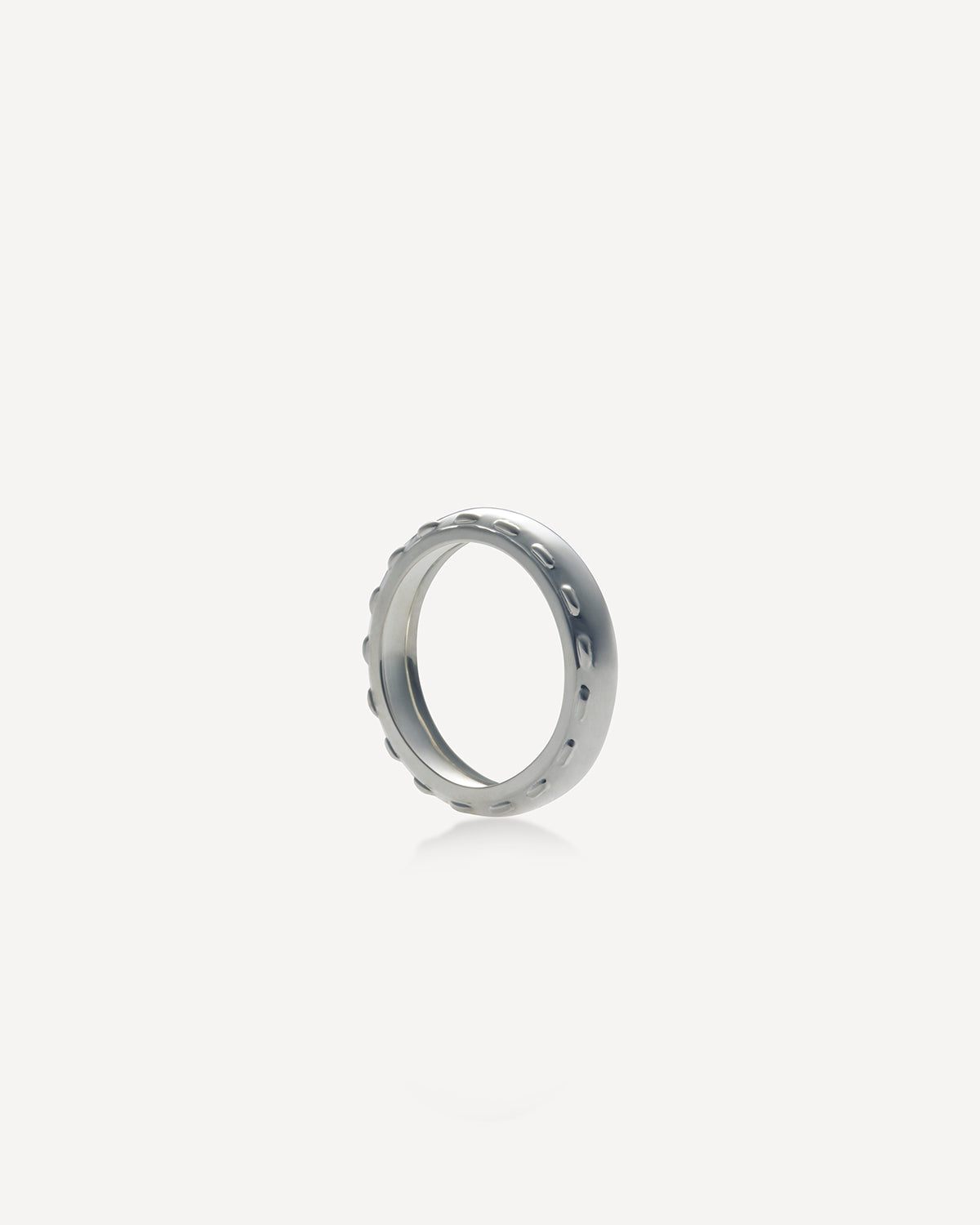Cord Pinky Ring - Silver