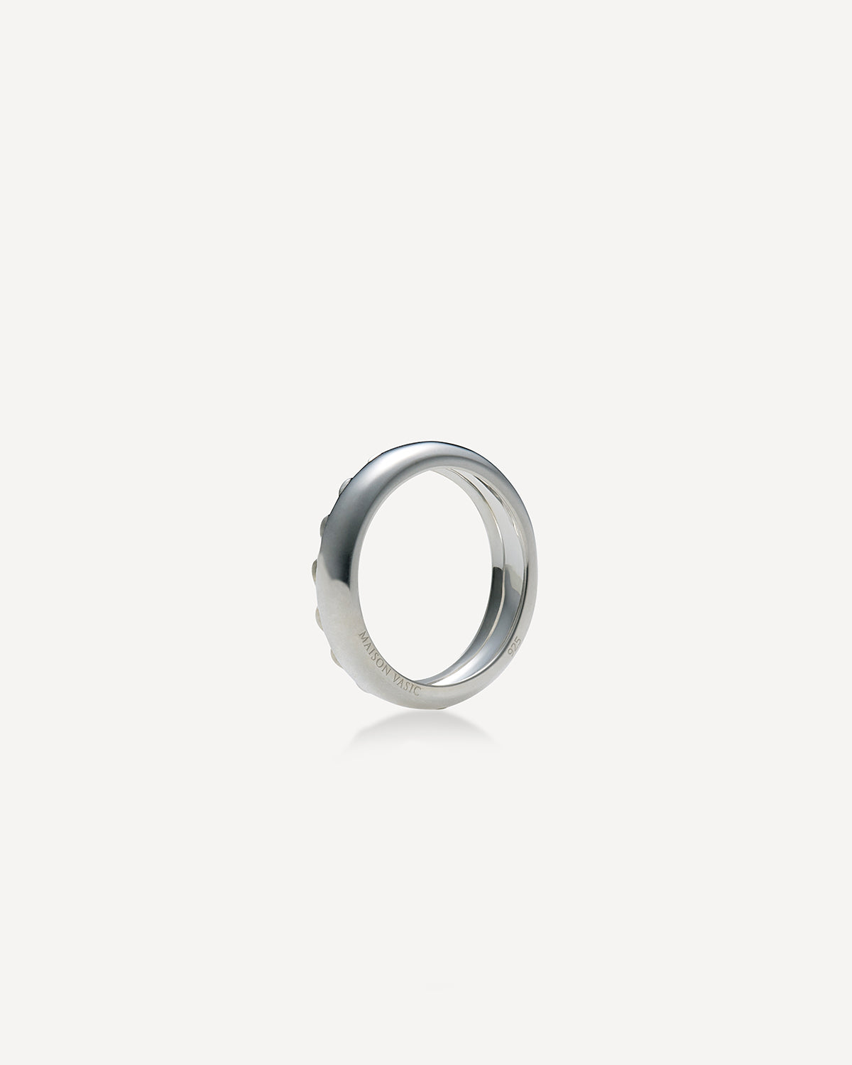 Cord Pinky Ring - Silver