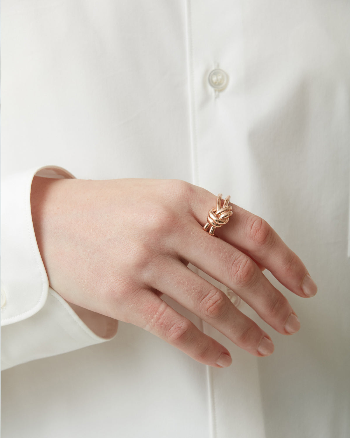 Knot Ring - Rose Gold
